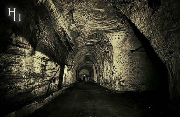Dark, sinister tunnels where there are endless miles of pure darkness with musty corridors