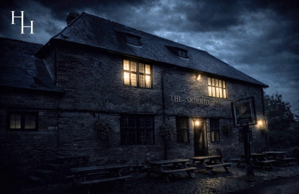 When you have finished eating, the lights go out and the ghost hunt begins!